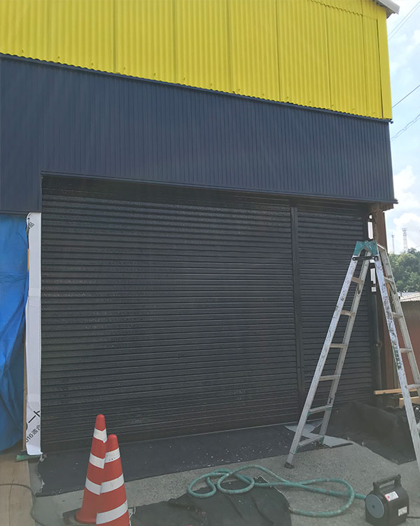 シャッター塗装工事