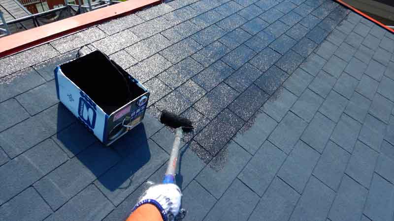 無機塗料で屋根塗装